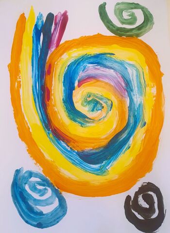 Kinder von KIDS Company Prag entdecken Kunst